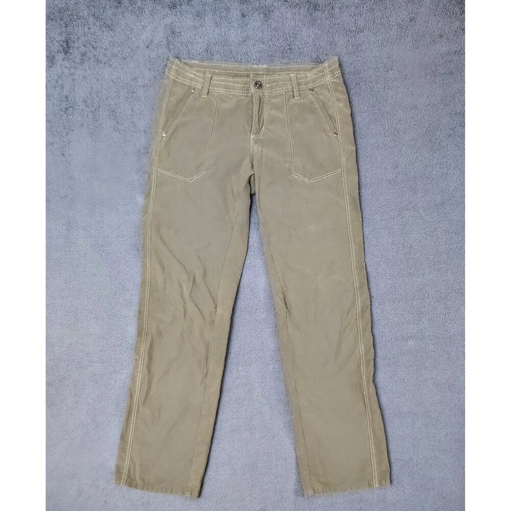 Kuhl Women's Kendra Lightweight Hiking Pants Khaki Sz (10) Athleisure Casual